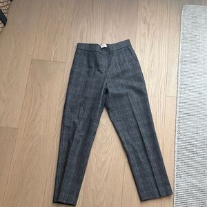 Aritzia Gray Plaid Pants